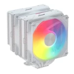FSP MP7-WA Dual bílá / Chladič CPU / 2× 120 mm / 1800 rpm / PWM / ARGB / pro Intel AMD (POO0000033)