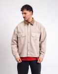 Carhartt WIP Prescott Shirt Jacket String/Leather garment dyed S