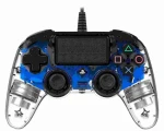 Nacon Wired Compact Controller průhledná modrá / ovladač pro PlayStation 4 (PS4OFCPADCLBLUE)