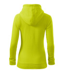 Trendy Zipper mikina dámská limetková XS