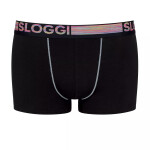 Pánské boxerky GO ABC Natural Hipster 2P - BLACK - černé 0004 - SLOGGI BLACK L