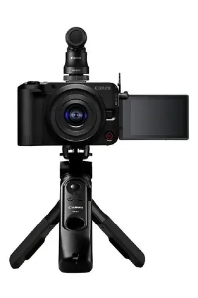 Canon EOS R50 V černá + RF-S 14-30mm IS STM PZ / Vlogovací fotoaparát / APS-C / 4K / Dotykový LCD / Wi-Fi (6895C028)