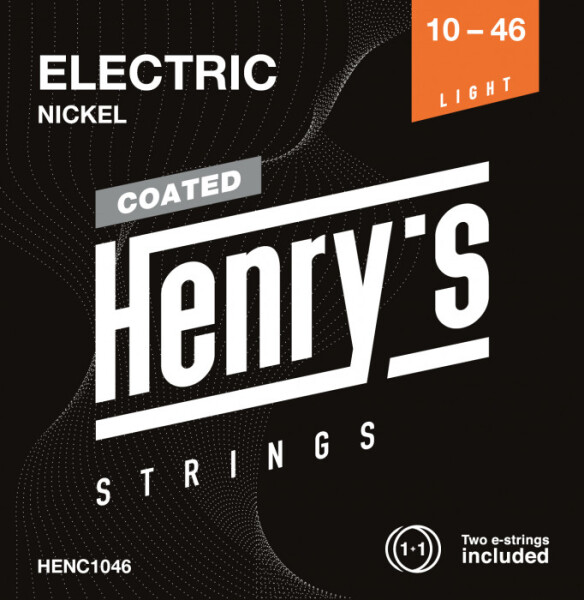 Henry`s HENC1046 Coated Electric Nickel - 010“ - 046”