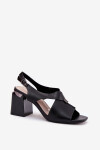 Sandály na podpatku model 212828 Step in style 38