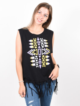 Picture Aztek black dámské tričko krátkým rukávem