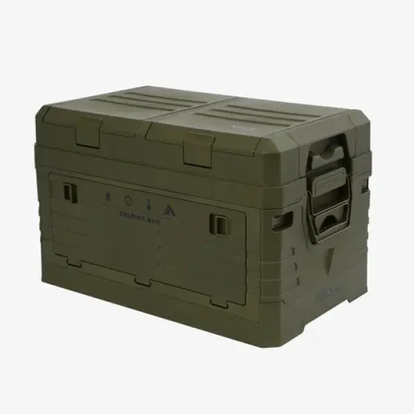 NILS Camp NCB4003 Skládací box s víkem 42L zelený (5908261682223)