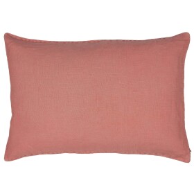 Ib Laursen Lněný povlak na polštář Melon 40 × 60 cm, růžová barva, textil