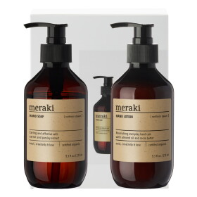Meraki Dárková sada s péčí o ruce Northern Dawn 2 x 275 ml, hnědá barva, plast