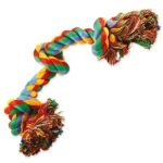 Dog Fantasy Hračka - uzel bavlněný barevný 3 knoty 40cm (124-10114)