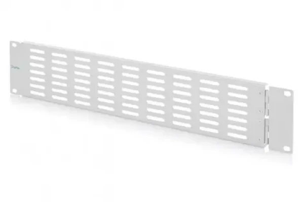 DIGITUS 19" šedá / Krycí panel 2U / výklopný / ocelový plech (DN-97694)