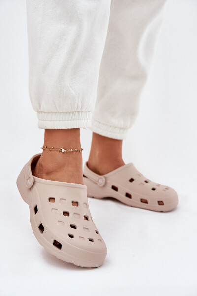 Dámské Pěnové Pantofle Béžové LEMIGO 806 42