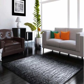 DumDekorace Moderní koberec do obýváku v šedé barvě Šířka: 200 cm | Délka: 290 cm