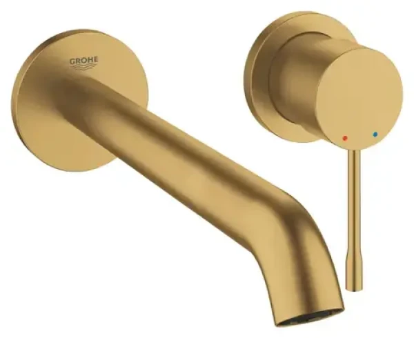 Grohe Essence - Umyvadlová baterie L pod omítku 2-otvorová instalace kartáčovaný Cool Sunrise (19967GN1)