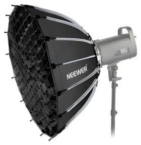Neewer Softbox 65 cm / Parabolický / Bowens mount / 2x difuzor / voštinová mřížka (10101630)