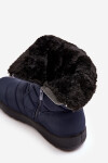 Dámské vysoké zateplené sněhule Navy Blue Luxina 40