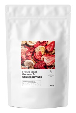 Vilgain Mix lyofilizovaných jahod a banánů – 300 g