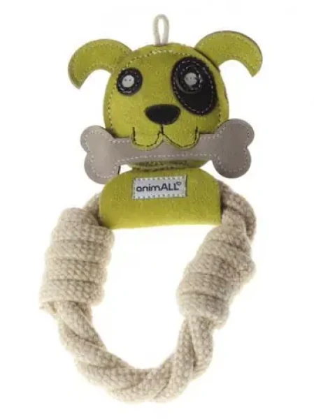 AnimALL Hračka Pes s kruhem 25x16 cm (113239)