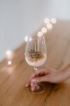 Bella Rose Sklenice na víno All you need is wine + vánoční krabička, čirá barva, sklo, 350 ml