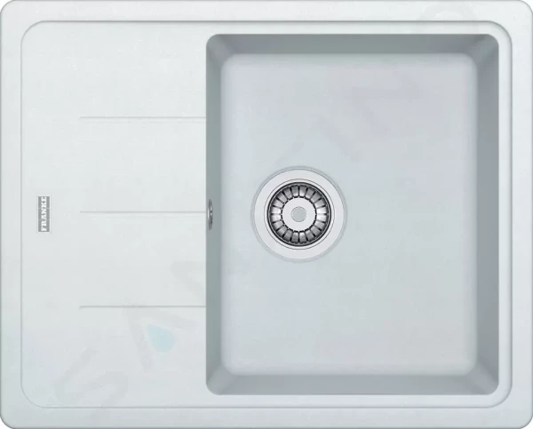 Franke Fragranitový dřez BFG 611-62, 62x50 cm, bílá-led 114.0285.103