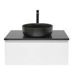 Koupelnová skříňka s krycí deskou SAT B-WAY 79x30x45 cm bílá lesk BWAY80WZUB BWAY80WZUB