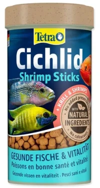 Tetra Cichlid Shrimp Sticks 250 ml / Krmivo pro ryby / plovoucí tyčinky / pro cichlidy (A1-754232)
