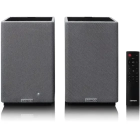 Lenco SPB-240BKGY šedo-černá / Regálové reproduktory / 2.0 / 80 W RMS / Bluetooth 5.3 / USB (SPB-240BKGY)