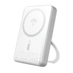 Dudao K28 10000mAh stříbrná / Powerbanka / MagSafe s pouzdrem a stojánkem / 22.5W (188195)