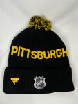 Outerstuff Dětská Zimní Čepice Pittsburgh Penguins Cufed Knit With Pom