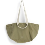 HAY Bavlněná taška Weekend Bag S Olive, zelená barva, textil