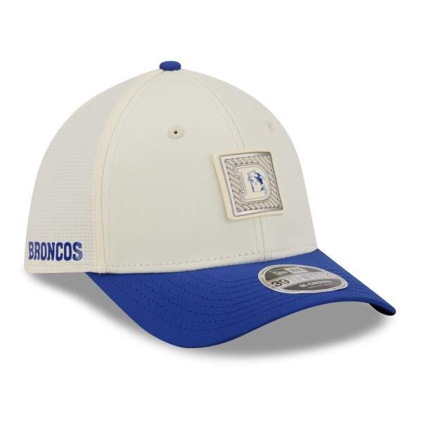 New Era Pánská kšiltovka Denver Broncos NFL Historic Logo 2026 Training Camp 39THIRTY Flex Blau Velikost: M/L