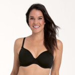 Selma Pure podprsenka s kosticí košíčky se spacer-výztuží 5237 black - RosaFaia 001 black 75F
