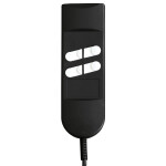 Polohovací křeslo, elektrické kabelové ovládání, béžová, látka, TV-7072 LAN2