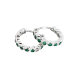 LUNICA Dětské stříbrné kroužky EMERALD 1025