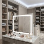 REA - Zrcadlo LED STUDIO White 58x45 HOM-12017