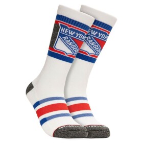 Mitchell & Ness Pánské ponožky New York Rangers Nhl Cross Bar Crew Socks Velikost: L/XL (43-48)