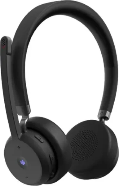 Lenovo Wireless VoIP Headset černá / Bezdrátový headset / Bluetooth 5.3 / 60h výdrž / 2h nabíjení (4XD1M80020)