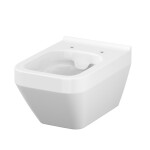 GEBERIT DuofixBasic s bílým tlačítkem DELTA51 + WC CERSANIT CLEANON CREA čtverec + SEDÁTKO 458.103.00.1 51BI CR2