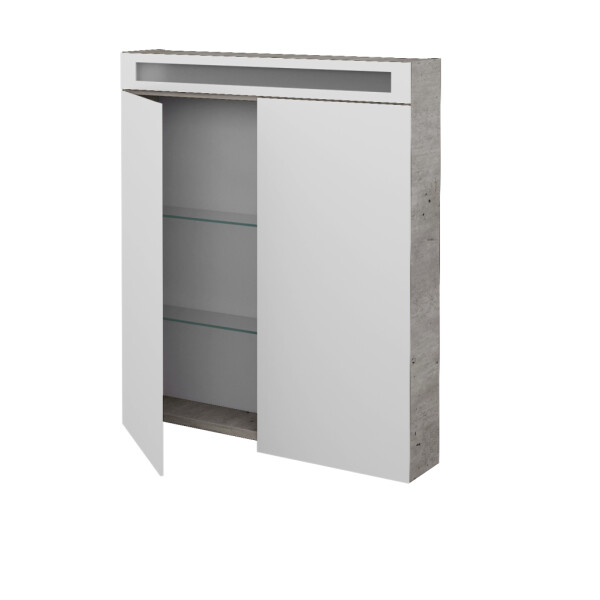 Dřevojas - Dvoudveřová galerka AIR GA2OE 70 - D01 Beton 112226
