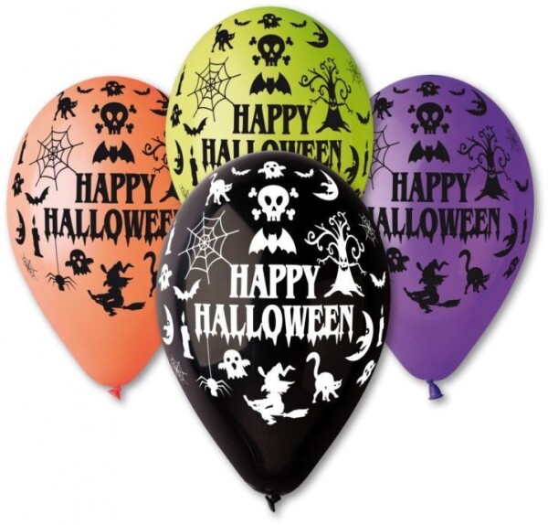 Tarra Balónky Happy Halloween - 5 ks