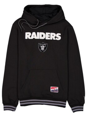 New Era Pánská mikina Las Vegas Raiders NFL Felt Logo Throwback Hoodie Velikost: XL