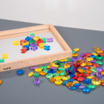 TickiT Třídicí průhledné diamanty (144 ks)