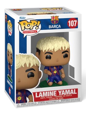 Figurka Fotbal Funko POP! #107 Lamine Yamal FC Barcelona Vinyl Fußball (Kniend)