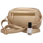 Trendy dámská crossbody Iviss, zlatá
