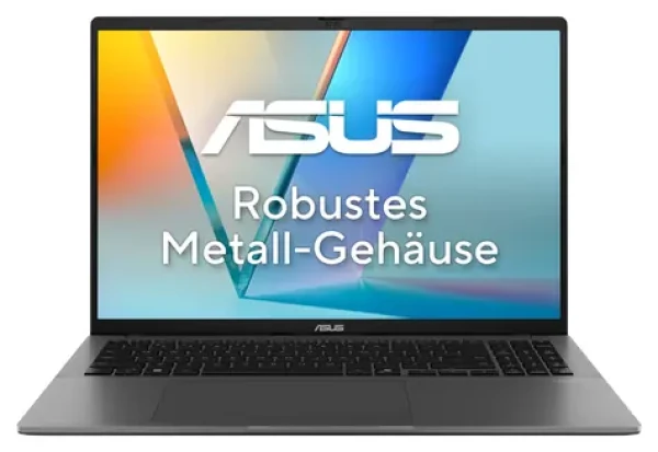 ASUS Vivobook S 16 šedá / Notebook / 16" WUXGA OLED / AMD Ryzen AI 7 445 2.0GHz / 32GB / 1TB SSD / AMD Radeon / W11H (90NB17M1-M00580)