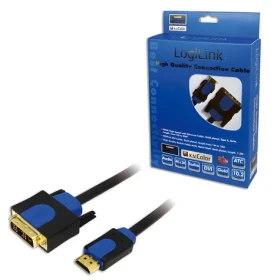 LogiLink HDMI - DVI-D černá / Kabel / 2 m / Full HD 1080p / 60 Hz (CHB3102)