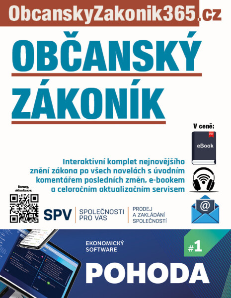 Občanský zákoník 2026 s úvodním komentářem změn - Redakční