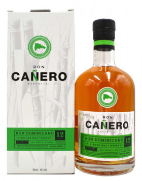 Ron Canero 12 Solera Ron Dominicano MALT WHISKY CASK FINISH Rum 12y 43% 0,7 l (tuba)