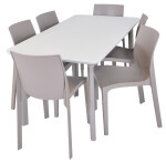 TOOMAX ITALIA DINING plastový stůl - světle šedá