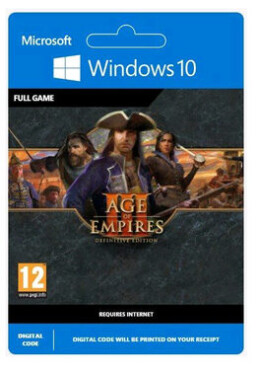 PC Microsoft Age of Empires III - Definitive Ed. / El. licence / Strategie / Angličtina / od 16 let / Hra pro počítač (2WU-00035)