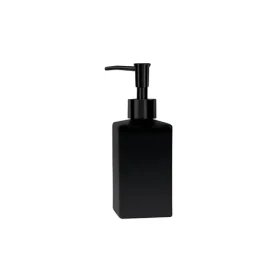 Spirella QUADRO-MATT dávkovač mýdla matně černý / keramika / 300 ml (7610583204820)